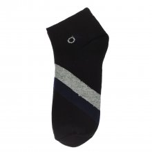 Pack of 4 men's ankle socks, men's short socks, cotton, printed.