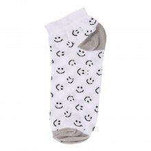 Pack of 4 men's ankle socks, men's short socks, cotton, printed.