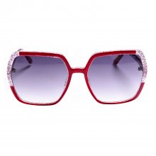 Women's acetate sunglasses with hexagonal shape GU7883 Guess