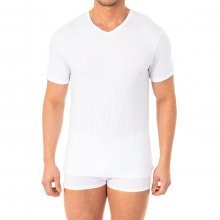 Short-sleeved V-neck t-shirt for men A0DGO. Comfort and casual style.