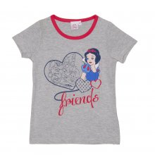 Snow White round neck short sleeve t-shirt WD26121 girl